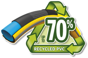 70% recycled PVC logo image